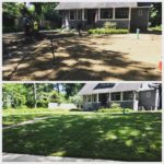 Before and After Lawn Installation St. Louis, MO.